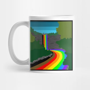Minnehaha Falls flows with Pride Mug